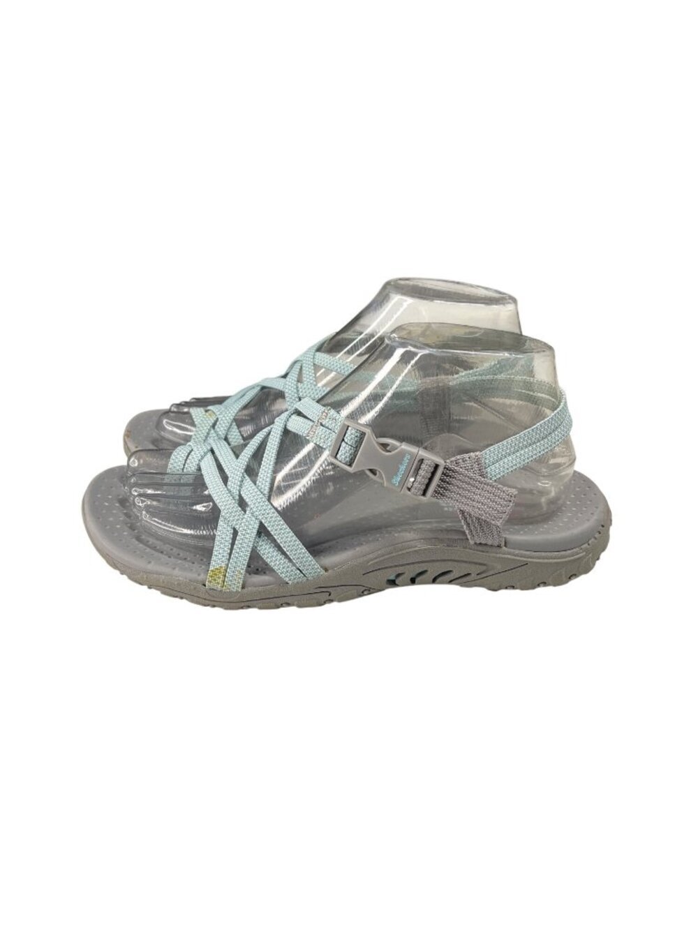Skechers Outdoor Lifestyle Sandals Aqua & Grey Womens Adjustable Straps Size 7